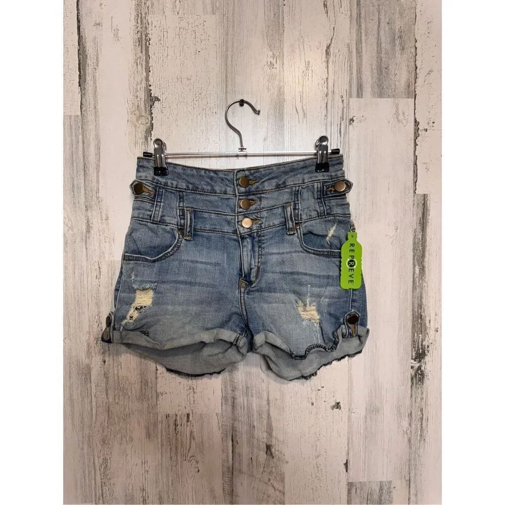 Euning high rise shortie shorts size small